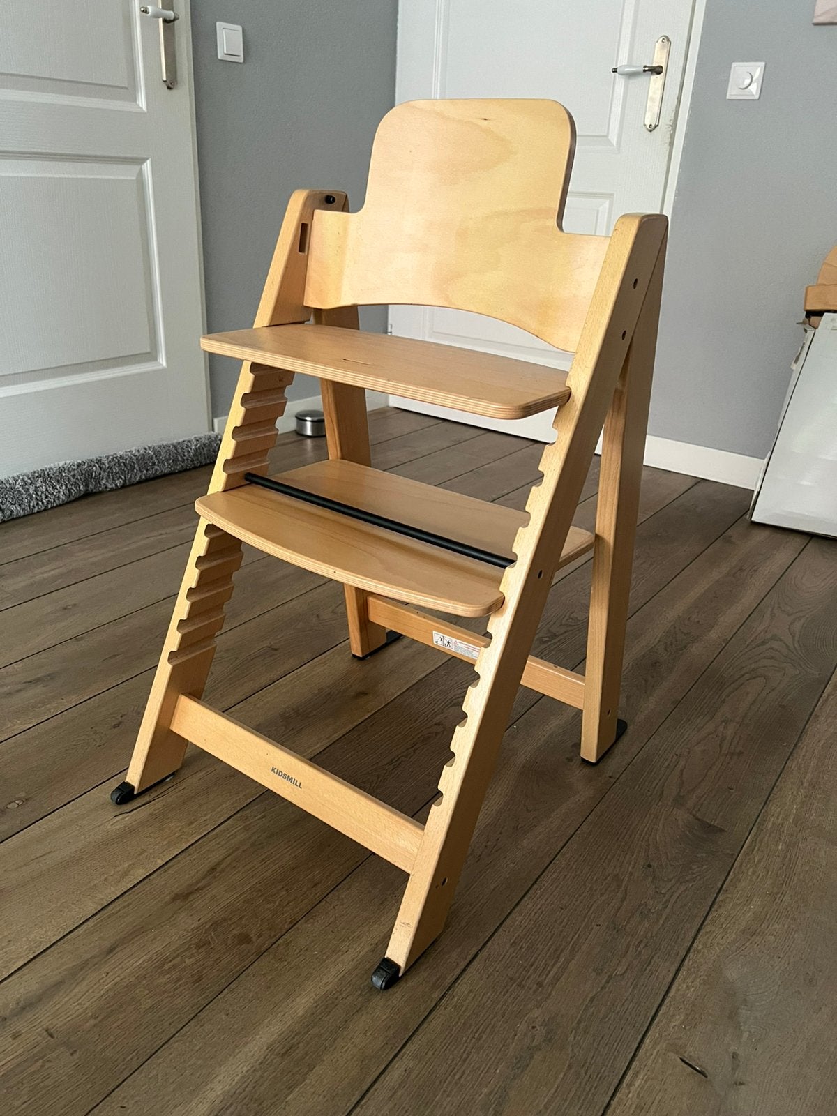 Kidsmill up stoel met newborn frame, Ophalen, Zo goed als nieuw, Meegroeistoel, Aanschuifbaar