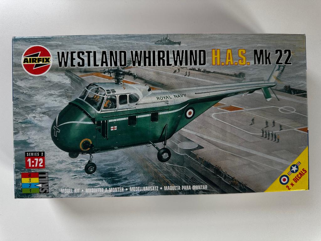 Airfix Westland Whirlwind H.A.S. Mk 22 modelbouw helikopter, Overige merken, 1:72 tot 1:144, Helikopter, Nieuw