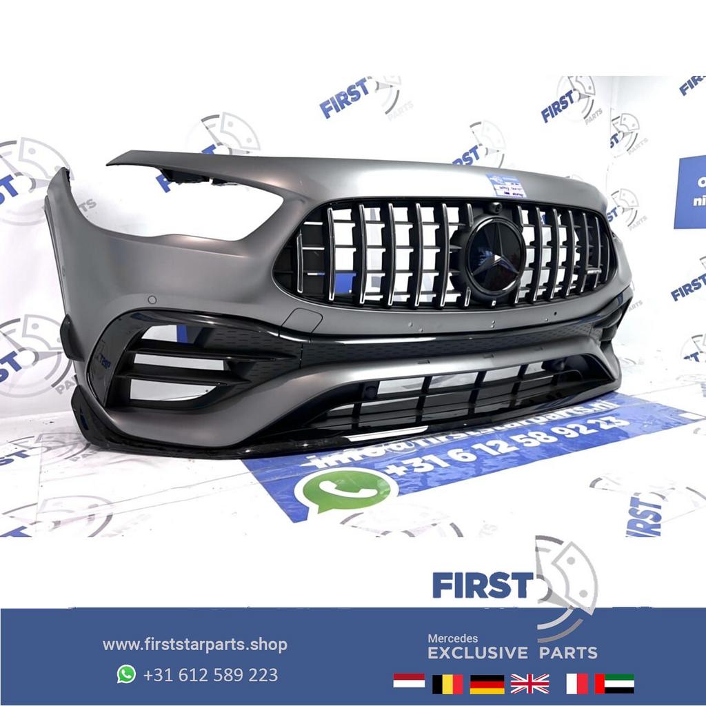 W247 H247 GLA45 AMG AERO VOORBUMPER MAGNO GRIJS + GT GRIL OR, Gebruikt, -, Voor, Ophalen of Verzenden