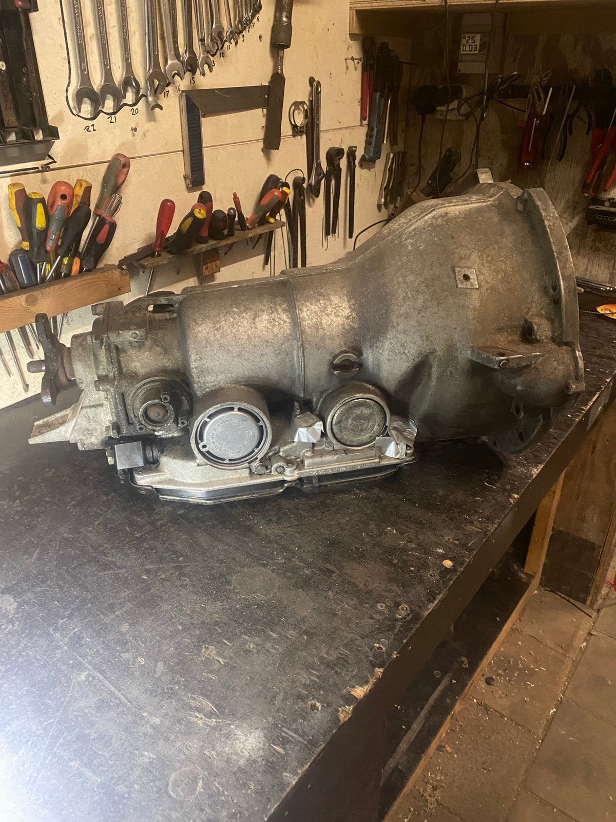 Mercedes versnellingsbak 722.3, Ophalen
