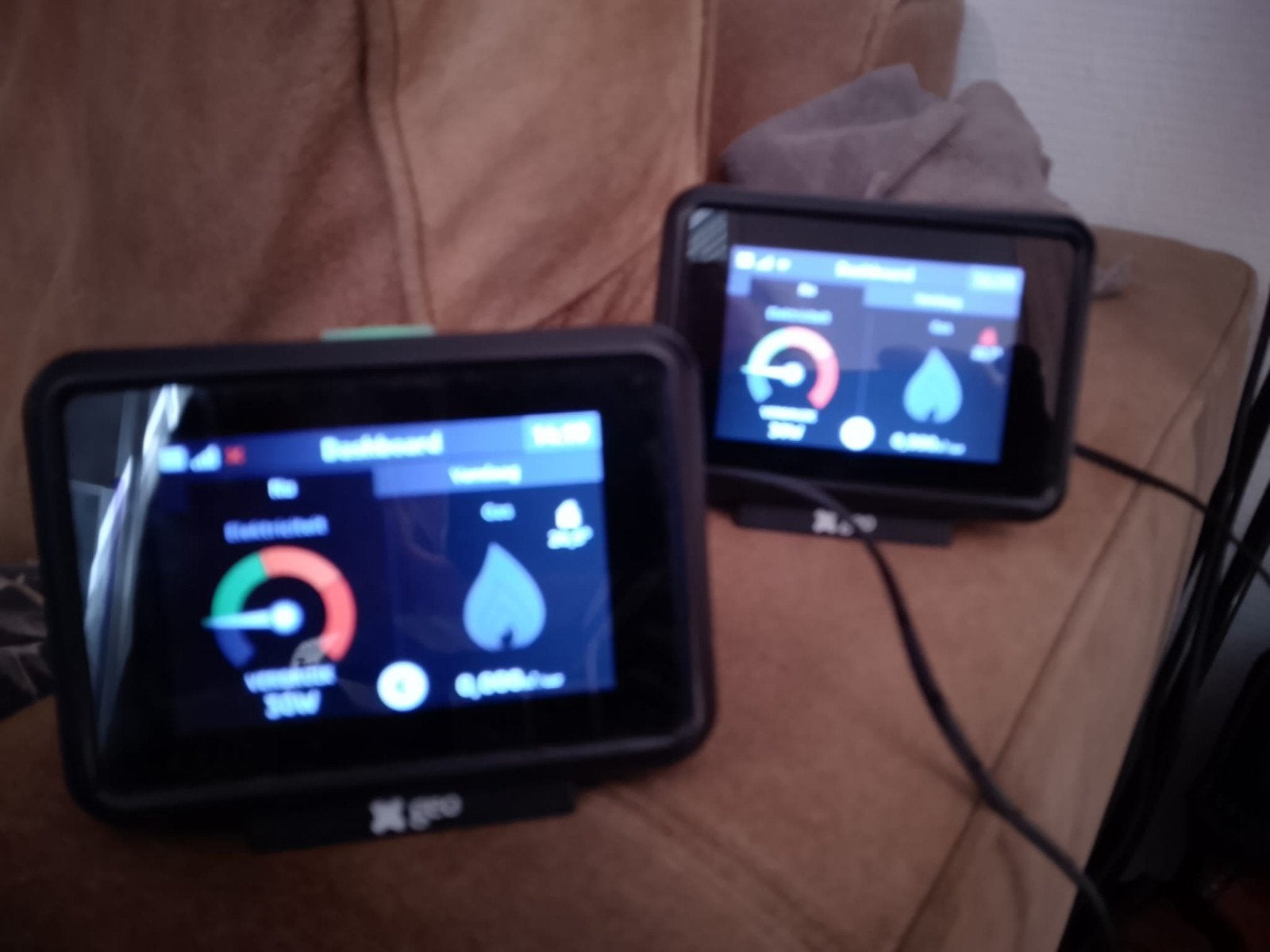 Geo Home energiemeter met gas/kWh opnemer (2 stuks), Verzenden