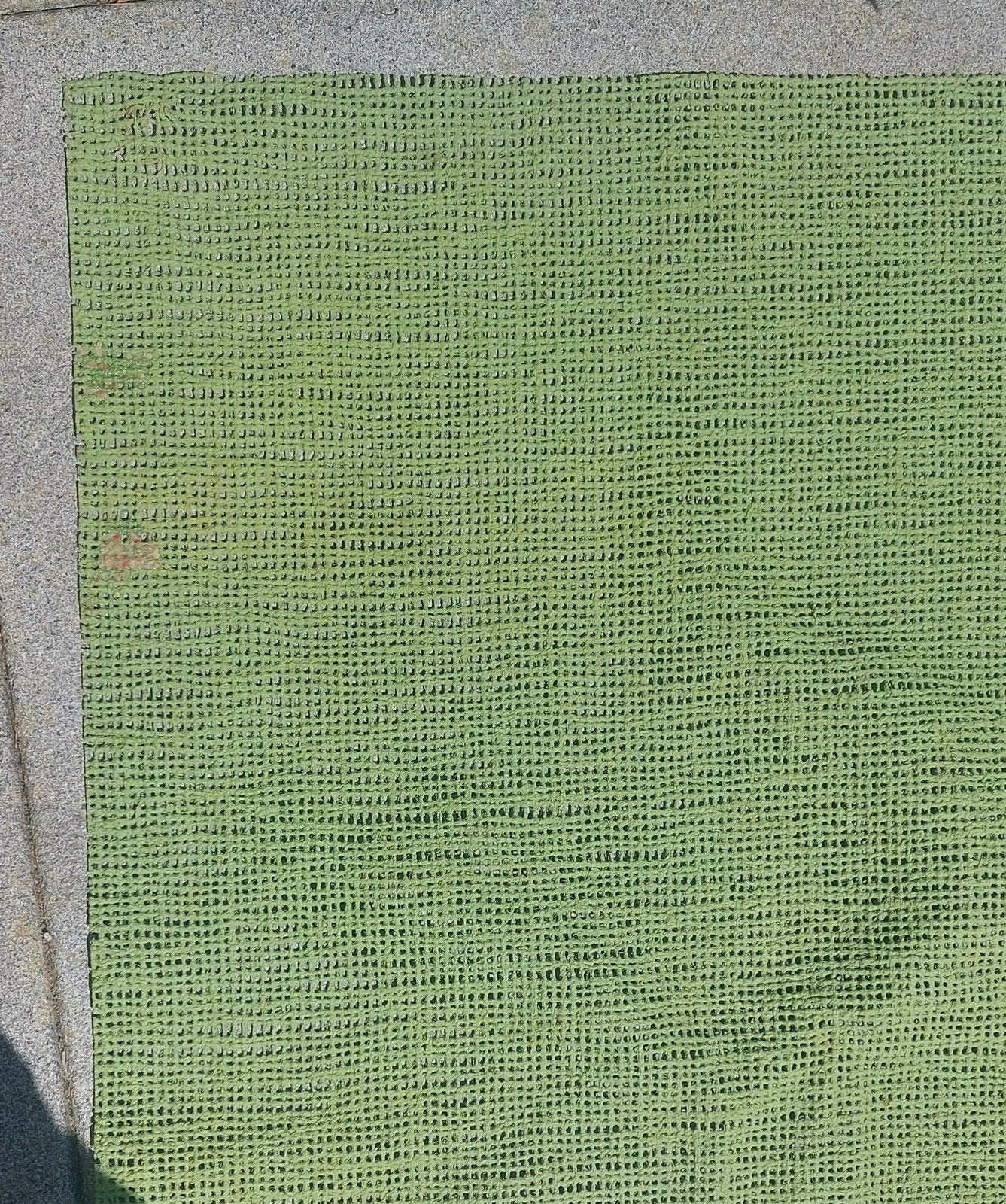 groen tent tapijt  gebruikt, Ophalen