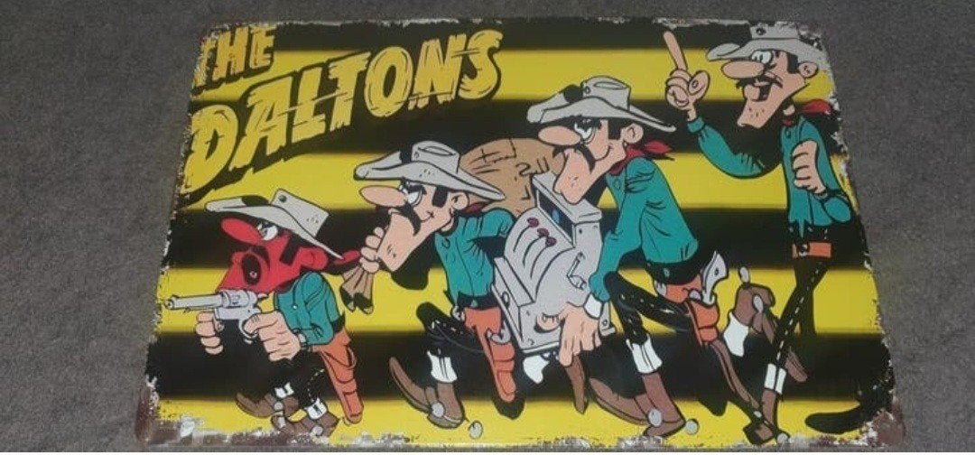 Wandbord the daltons, Ophalen of Verzenden, Plaatje, Poster of Sticker