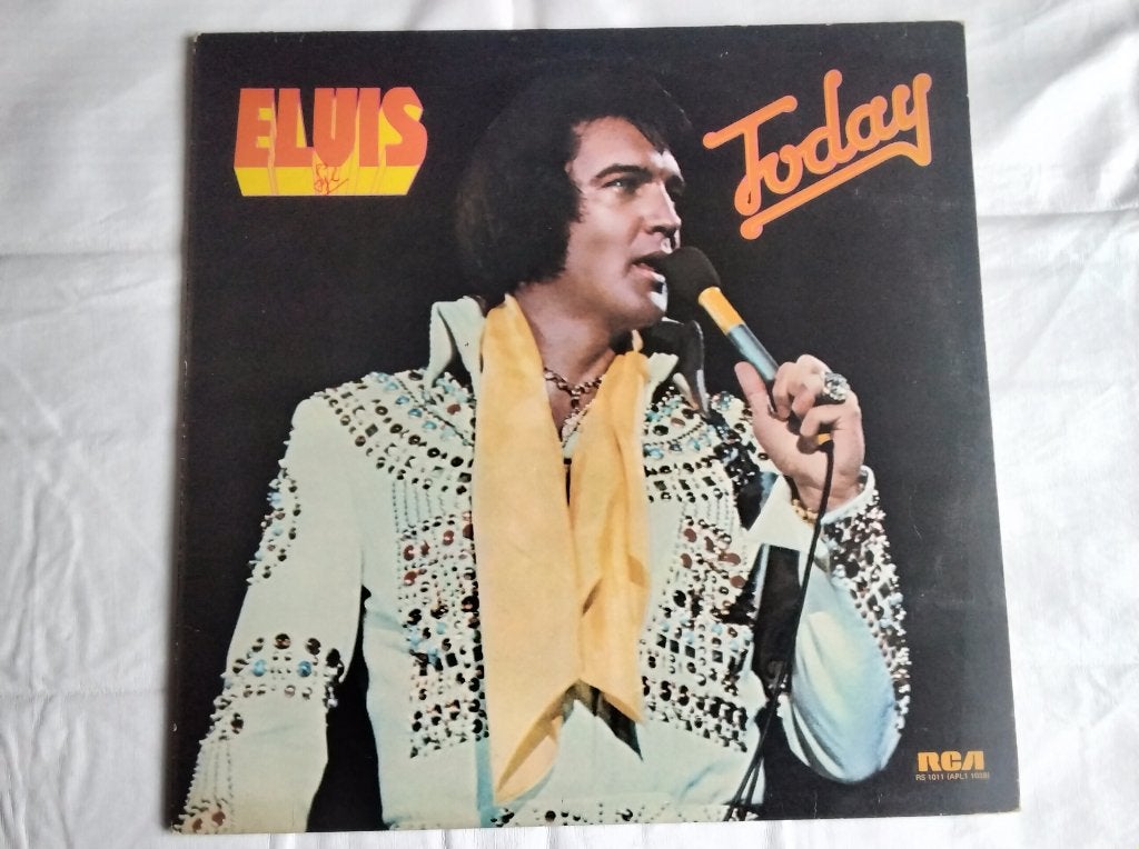 LP Elvis Presley Today Rock & Roll, Ballad, Country vinyl UK, Ophalen of Verzenden, Gebruikt, 12 inch, Poprock