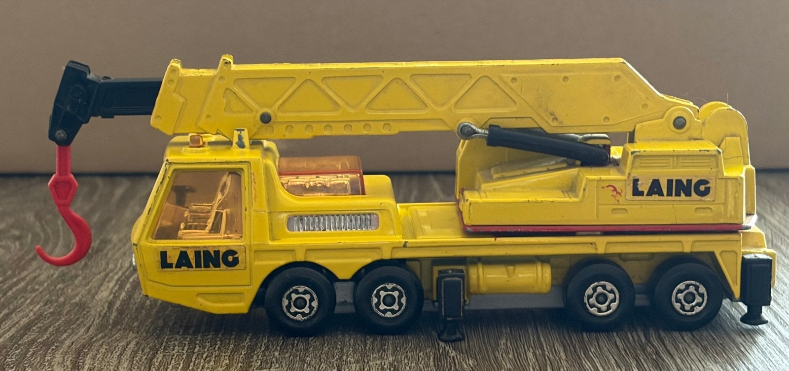 Matchbox Super Kings K-12 Mobile Kraanwagen Laing (1974), Ophalen of Verzenden, Gebruikt