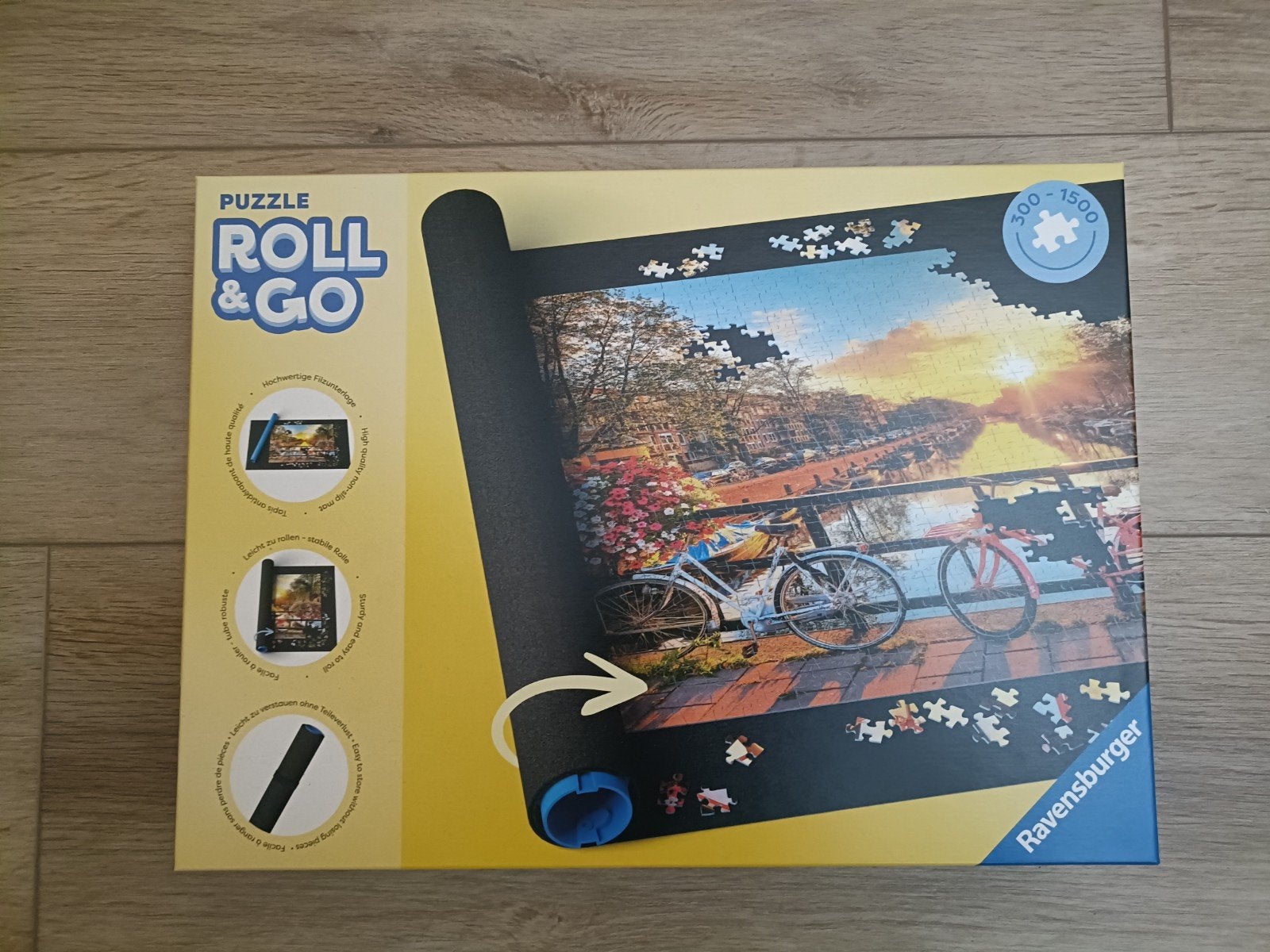 Nieuw Ravensburger roll&go puzzel opbergen tot 1500 stukjes, Ophalen of Verzenden, 500 t/m 1500 stukjes, Nieuw