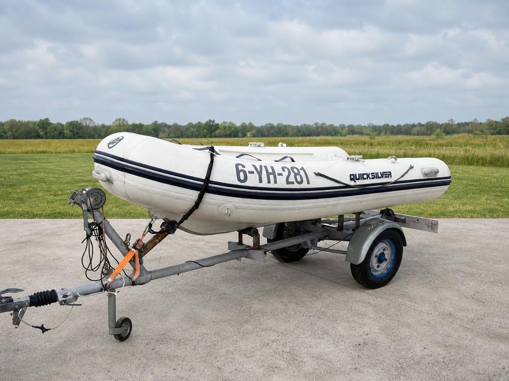 Quicksilver 320 Alu RIB rubberboot met trailer, Watersport en Boten, Rubberboten, Aluminium, Quicksilver, Ophalen of Verzenden