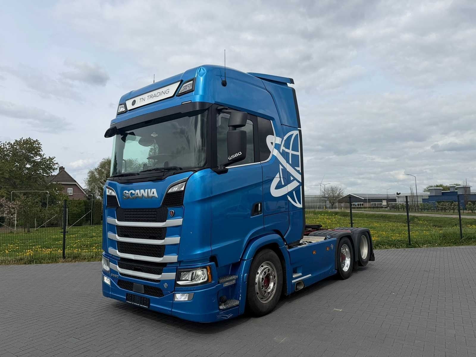 Scania - S580 V8 NGS - Vollucht - 2018 - Vrachtwagen, Scania, Overige brandstoffen, Bedrijf, Te koop