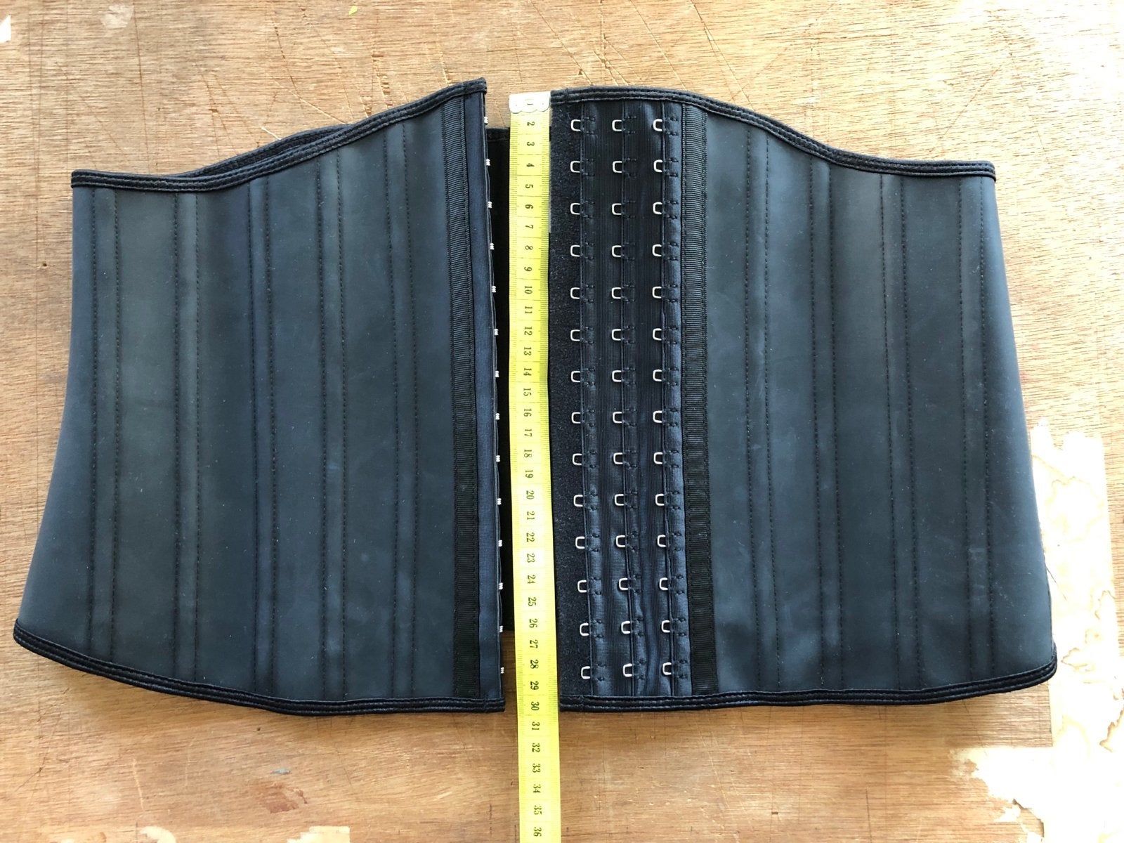 Nieuw Latex Korset met Stalen Baleinen, Ophalen of Verzenden, Zwart, Body of Korset