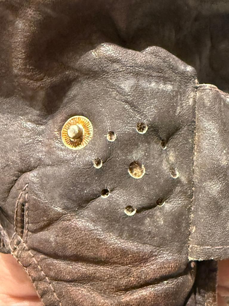 Duitse Luftwaffe Leren Piloot helm Vroeg WW2 OF Pre WW2, Ophalen of Verzenden, Landmacht, Duitsland, Helm of Baret