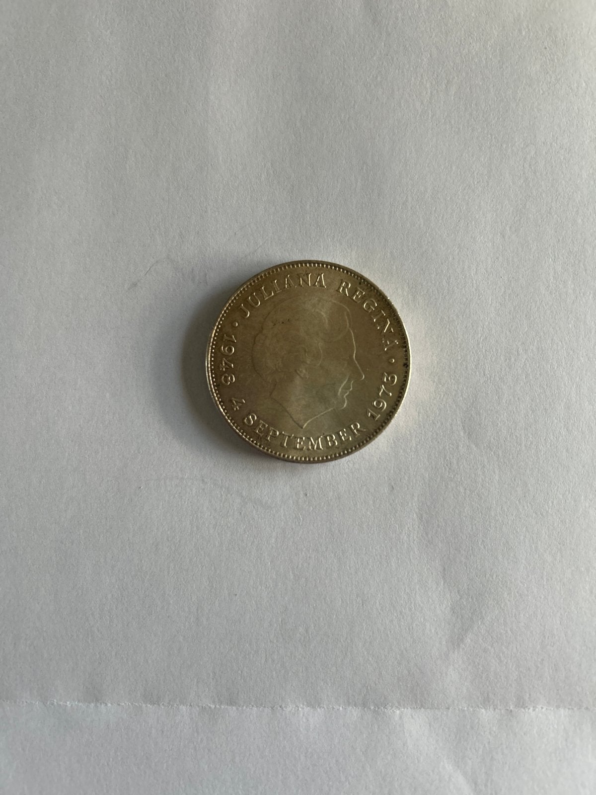 Zilveren 10 Gulden Munt Koningin Juliana 1973, Postzegels en Munten, Koningin Juliana, Zilver, Ophalen of Verzenden, Losse munt