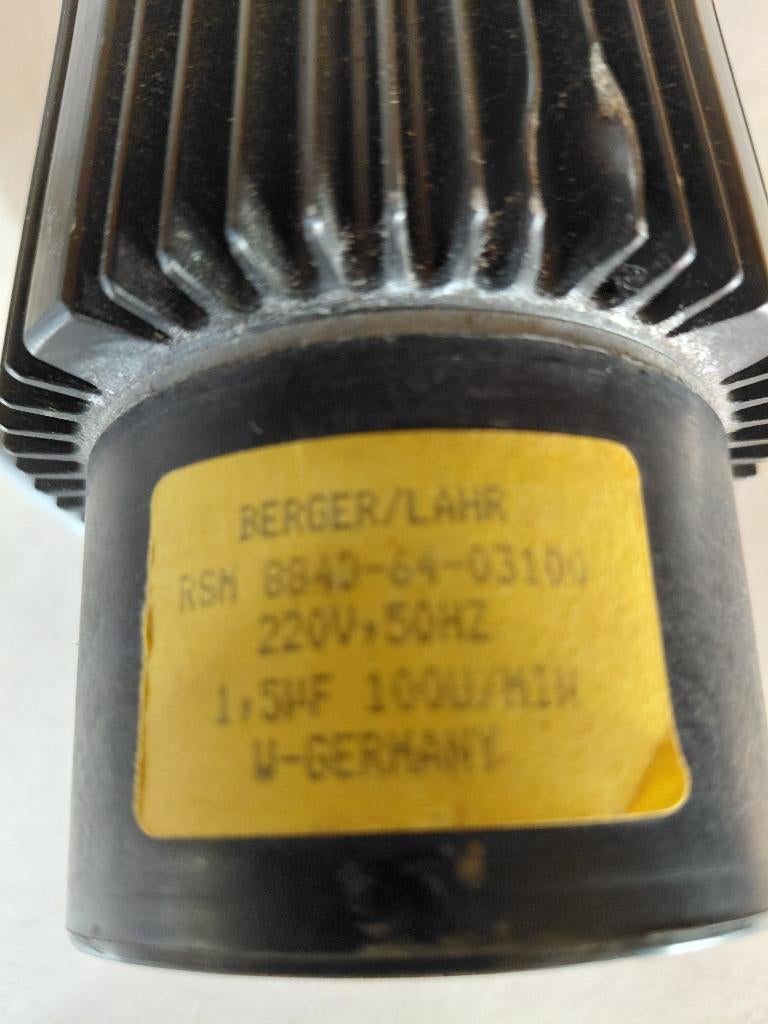 Electromotor berger lahr 100rpm, Ophalen of Verzenden, Gebruikt, Elektromotor, Minder dan 1400 rpm