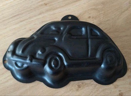 PATISSE Bakvorm Volkswagen Kever-Zwart auto bakvormpje, Verzenden, Zo goed als nieuw, Bakvorm
