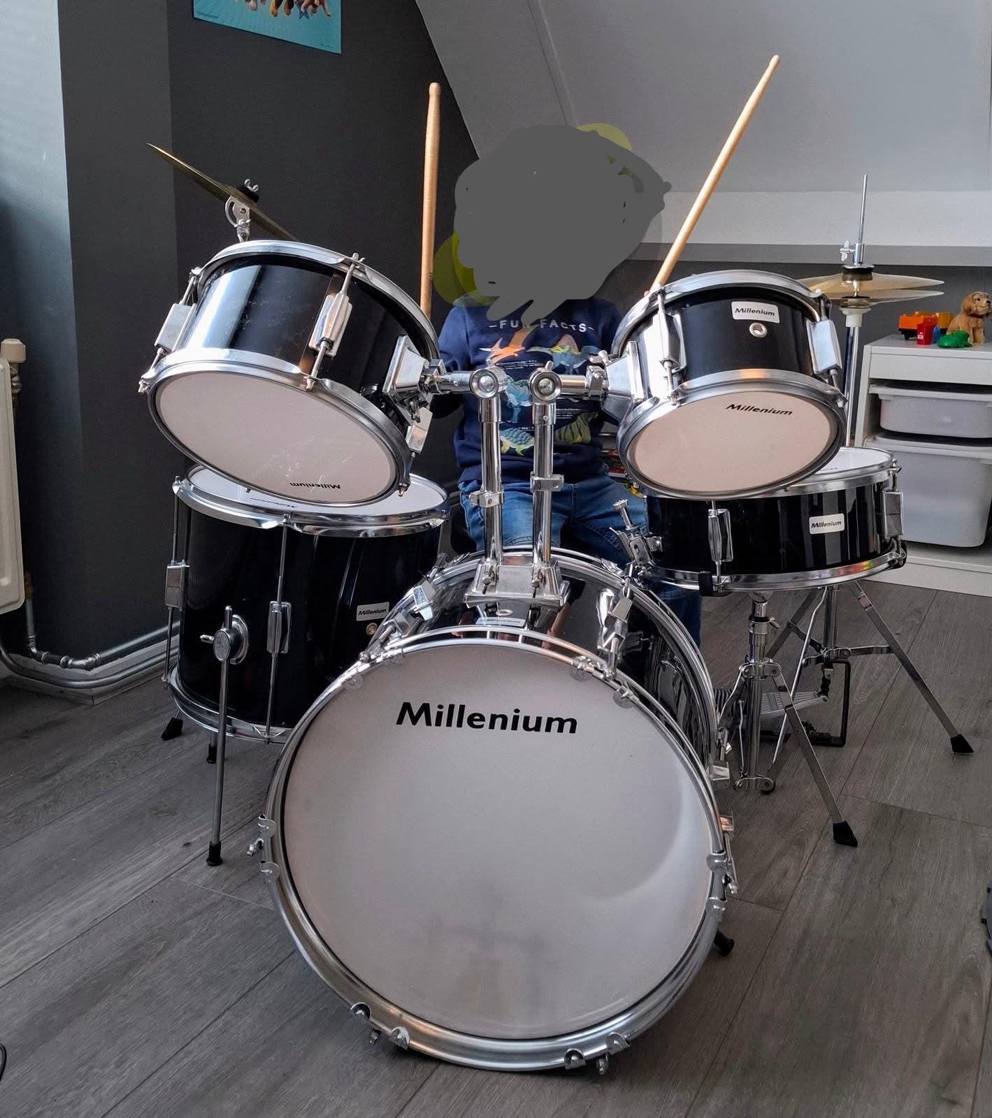 Erg mooi Millennium drumstel voor kind, Muziek en Instrumenten, Ophalen, Zo goed als nieuw, Overige merken