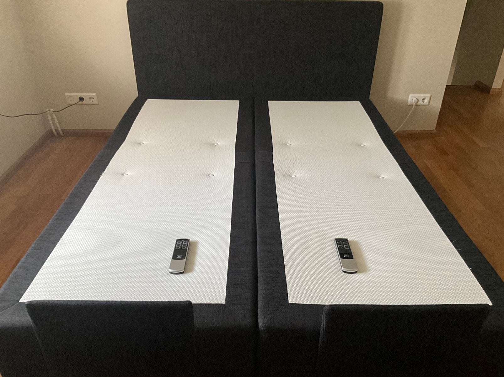 Te koop pullman boxspring, Ophalen, Gebruikt, Zwart, Tweepersoons
