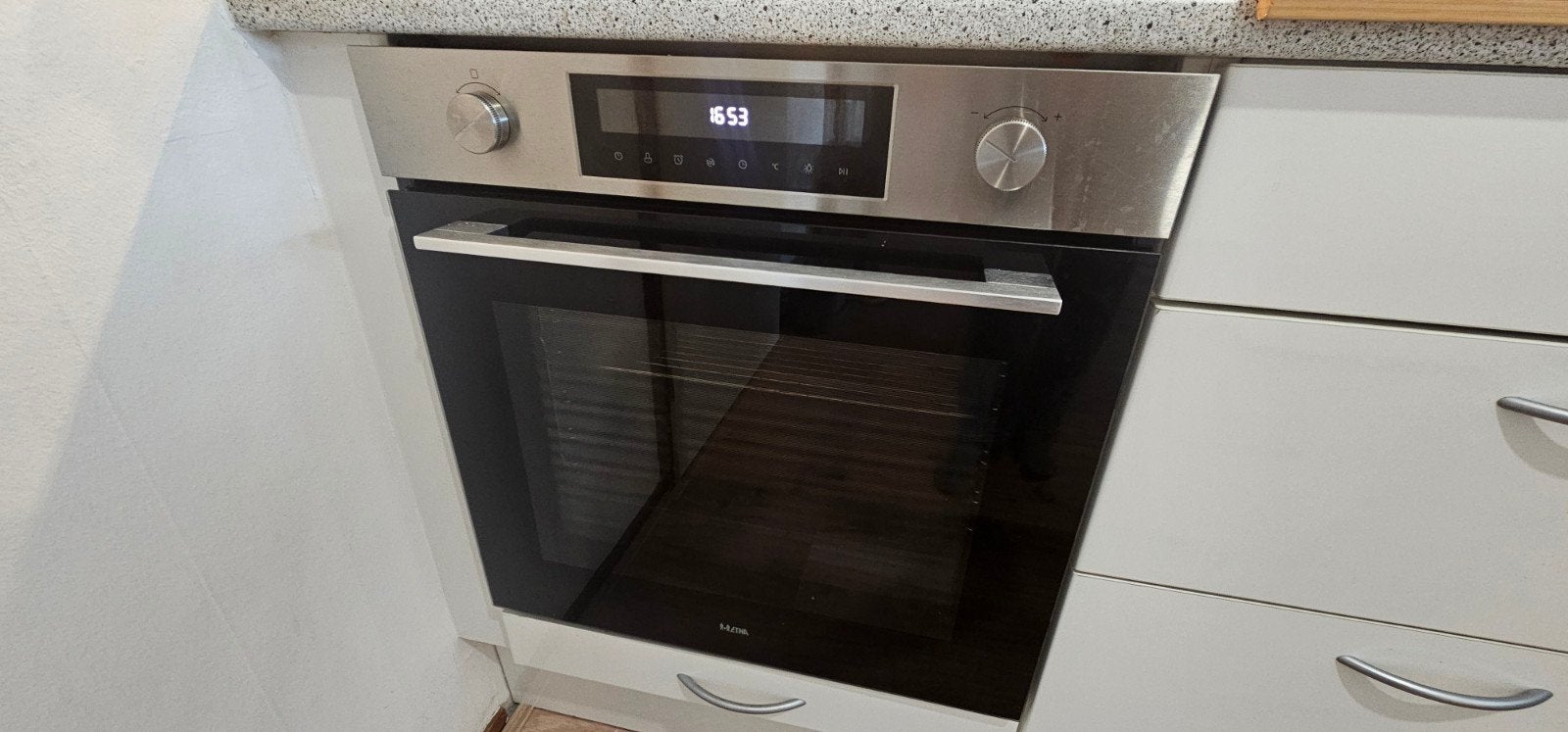 Etna OM470RVS Inbouw Oven - Zo goed als nieuw, Witgoed en Apparatuur, Ovens, Ophalen, Oven, Hete lucht, 60 cm of meer