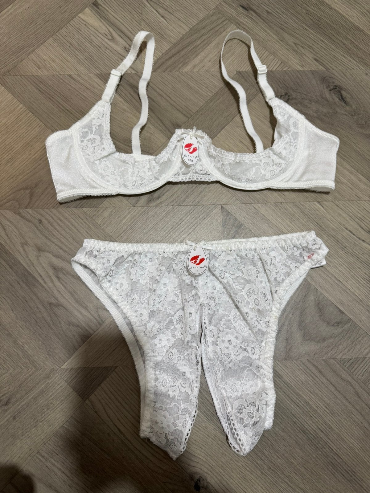 Open slip bh 1/4 cup bh maat 85 cup C / L, Verzenden, Zwart, BH