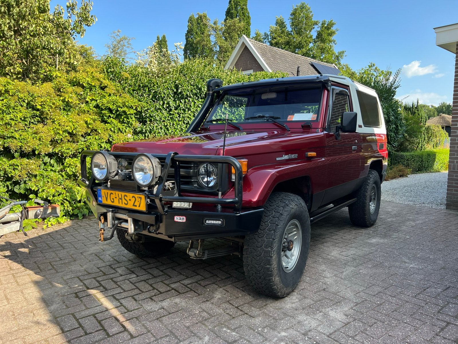 Toyota Landcruiser 4.2 D H/T FRP Comm LX 4WD 1995, Auto's, Luifel, Origineel Nederlands, Toyota, 1902 kg