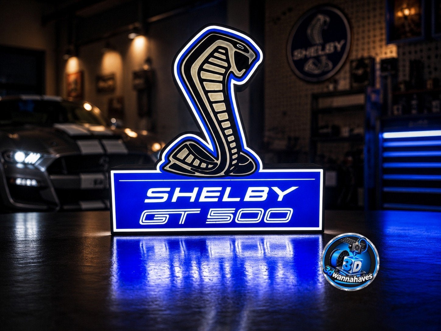 Unieke Shelby GT500 LED Lichtbak - Blikvanger, Ophalen of Verzenden, Nieuw, Lichtbak of (neon) lamp