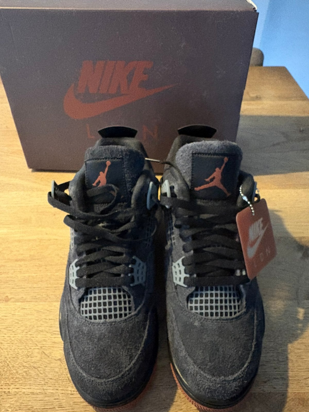 Nike Air Jordan 4 Retro London 42.5, Verzenden, Zwart, Nike, Nieuw