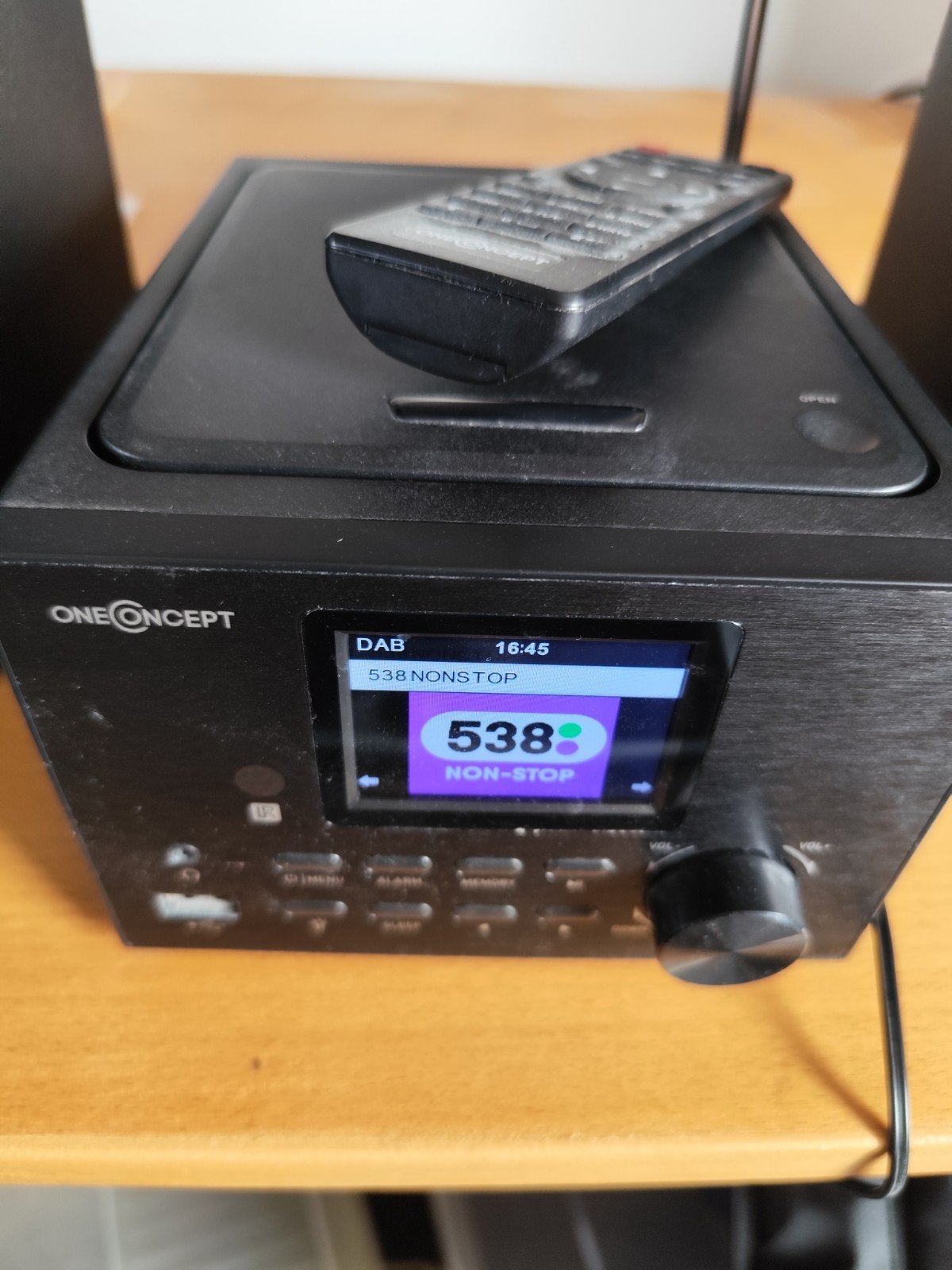 OneConcept Microset met DAB+, CD-speler, BT, Audio, Tv en Foto, Stereo-sets, Ophalen of Verzenden