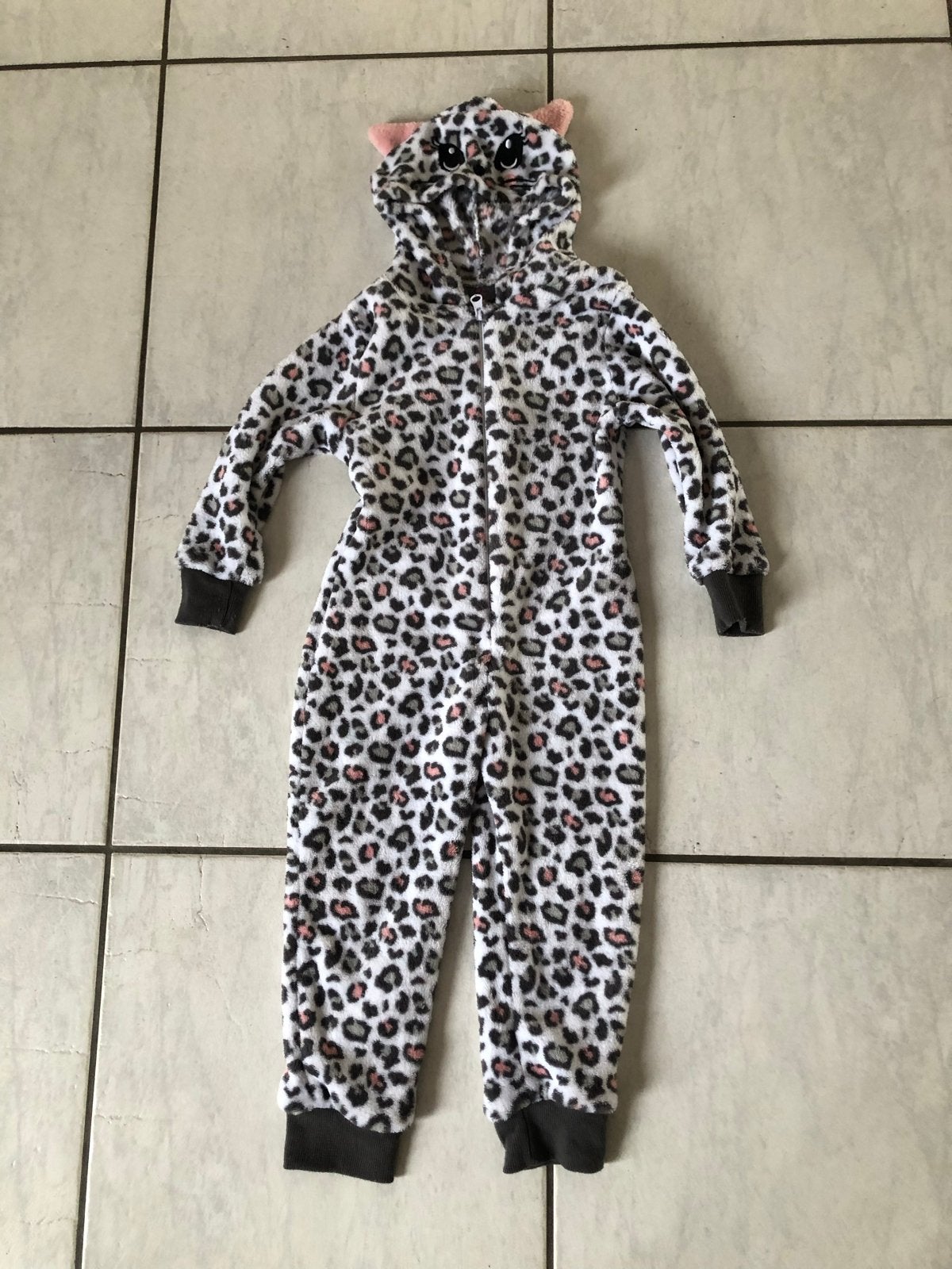 Leopard Onesie Maat 104met Kattenoortjes, Ophalen of Verzenden, Zo goed als nieuw, Meisje, Overige typen