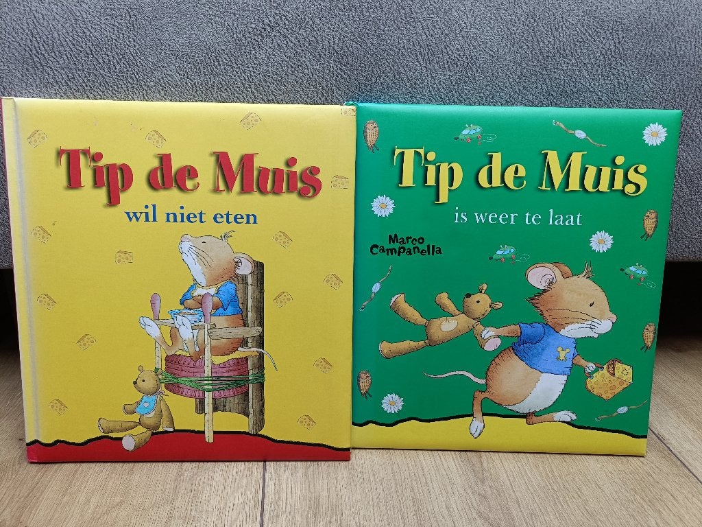 2x Tip de Muis boek ZGAN € 2,50 per stuk, Ophalen of Verzenden, Zo goed als nieuw, Marco Campanella, 3 tot 4 jaar