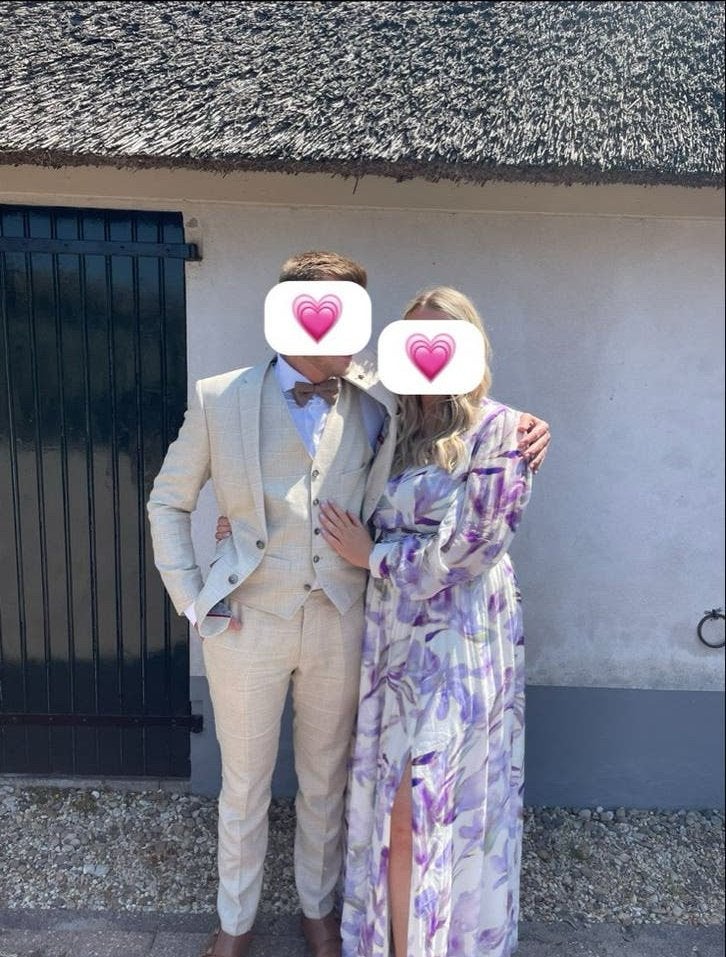 Comma, maxi jurk met bloemenprint, maat 42, Kleding | Dames, Jurken, Paars, Maat 42/44 (L), Ophalen of Verzenden, Zo goed als nieuw