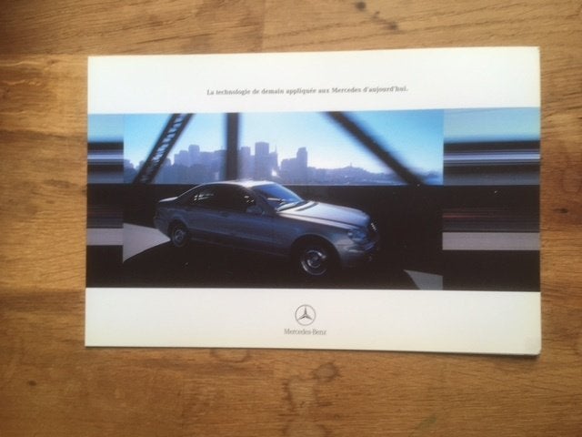 Mercedes-Benz Brochure - La technologie de demain  2000, Zo goed als nieuw, Mercedes-Benz, Mercedes, Ophalen of Verzenden