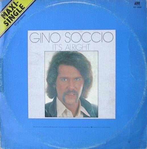 MAXI-SINGLE - Gino Soccio – It's Alright, Ophalen of Verzenden, Zo goed als nieuw, 12 inch, EP