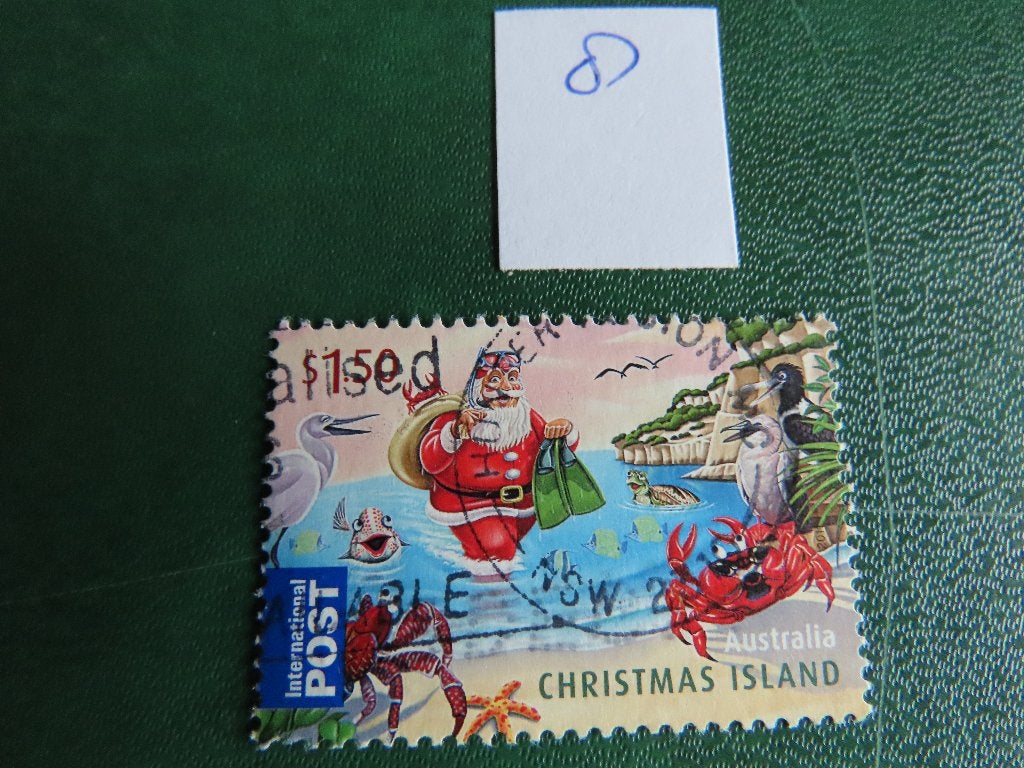 australie christmas island 8, Ophalen of Verzenden, Gestempeld