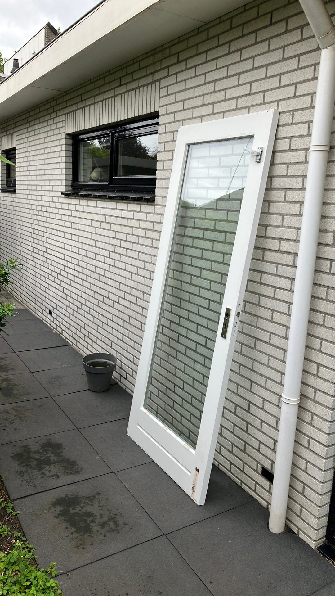 Gratis af te halen: achterdeur 88X211,5cm, Doe-het-zelf en Verbouw, Ophalen, Gebruikt, 200 tot 215 cm, Glas