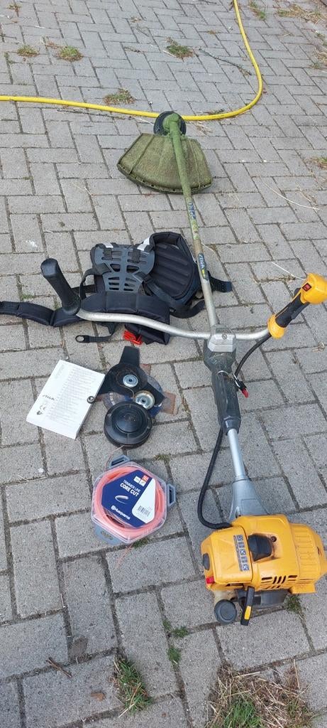 Stiga Benzine Bosmaaier, SBC 232 D, start direct, Tuin en Terras, Bosmaaiers, Ophalen, Gebruikt, Benzine