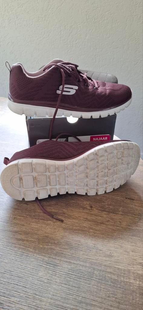 Skechers sneakers maat 41 - Zo goed als nieuw, Ophalen, Skechers, Overige kleuren, Sneakers of Gympen