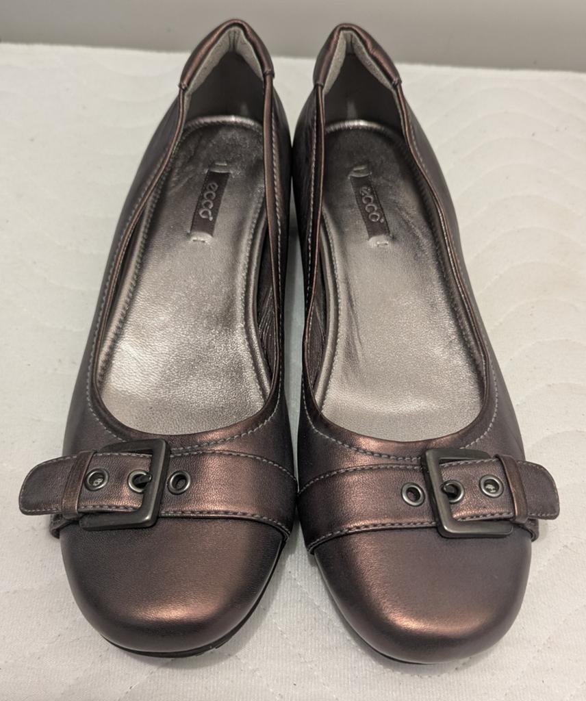 Ecco ballerina's maat 41 van leer, Ecco, Overige kleuren, Zo goed als nieuw, Ballerina's