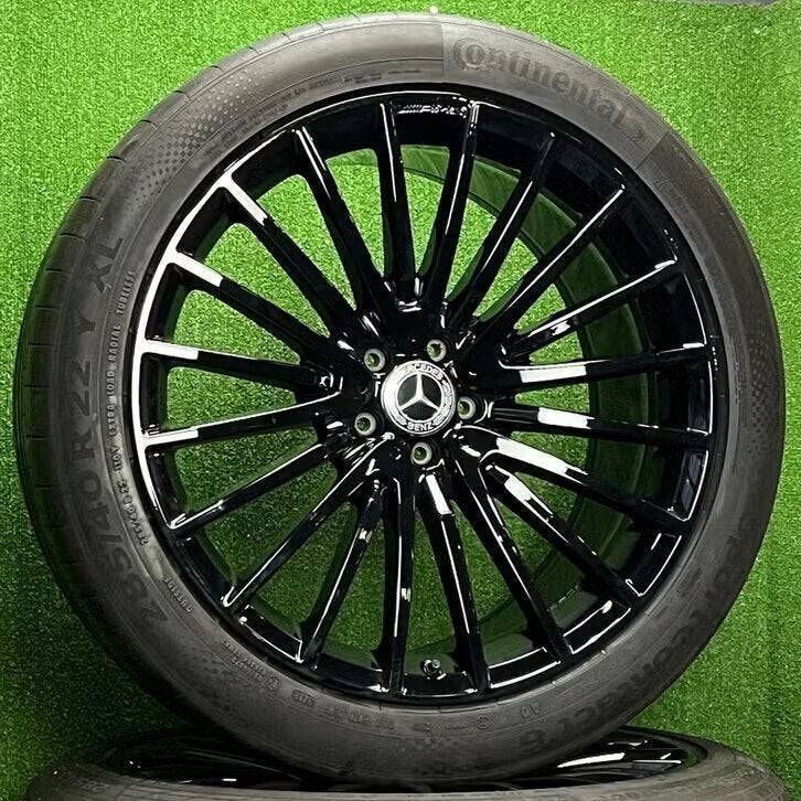 Originele 22 inch Mercedes 63 AMG velgen met banden GLS W166, Auto-onderdelen, Gebruikt, 285 mm, Banden en Velgen, Germany