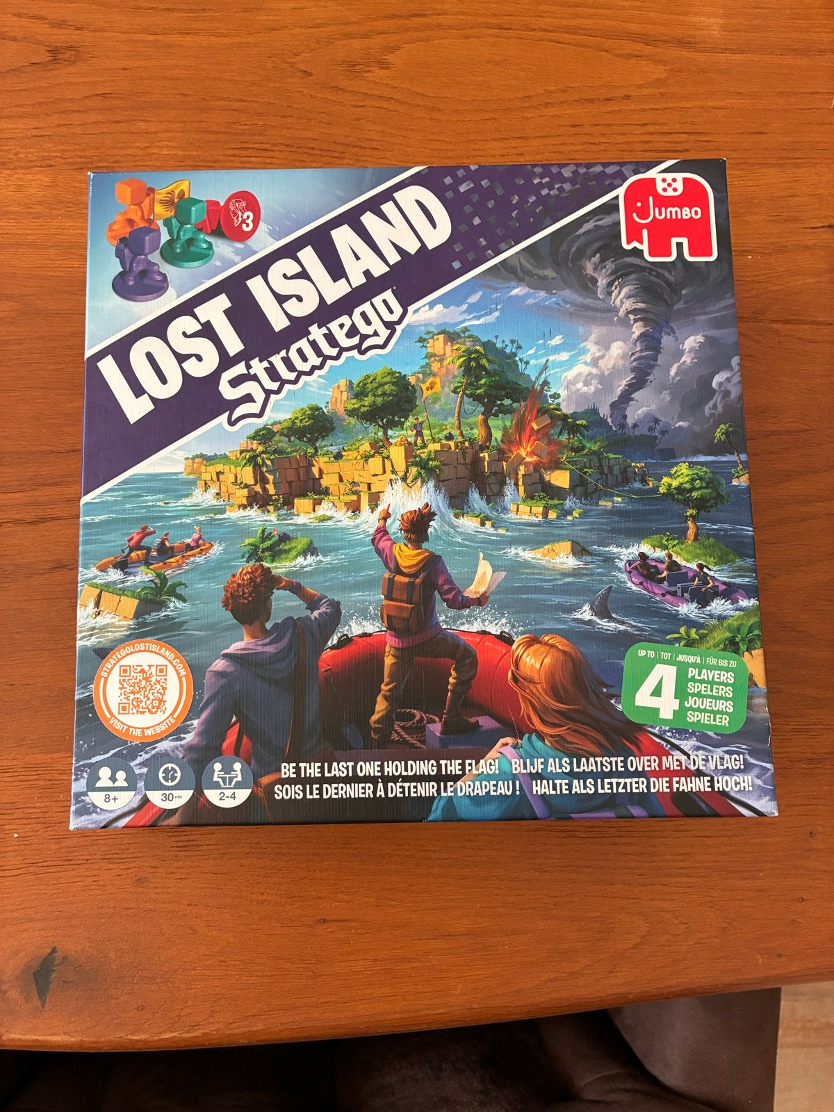 Lost Island Stratego Bordspel - Jumbo, Drie of vier spelers, Ophalen, Zo goed als nieuw