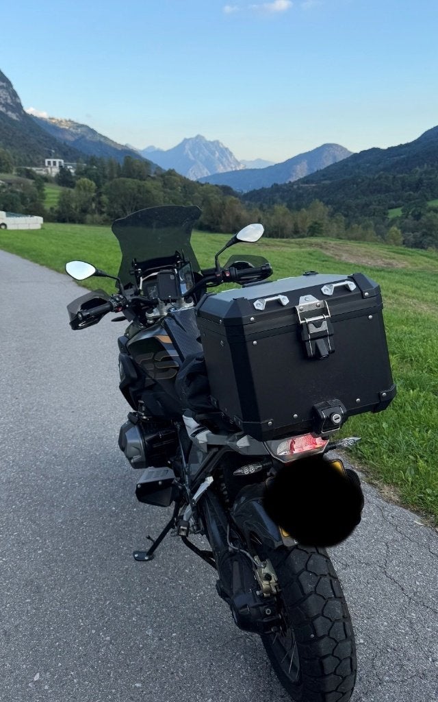 Aluminium BMW topkoffer zwart voor BMW R1250 GS, Ophalen of Verzenden, Gebruikt