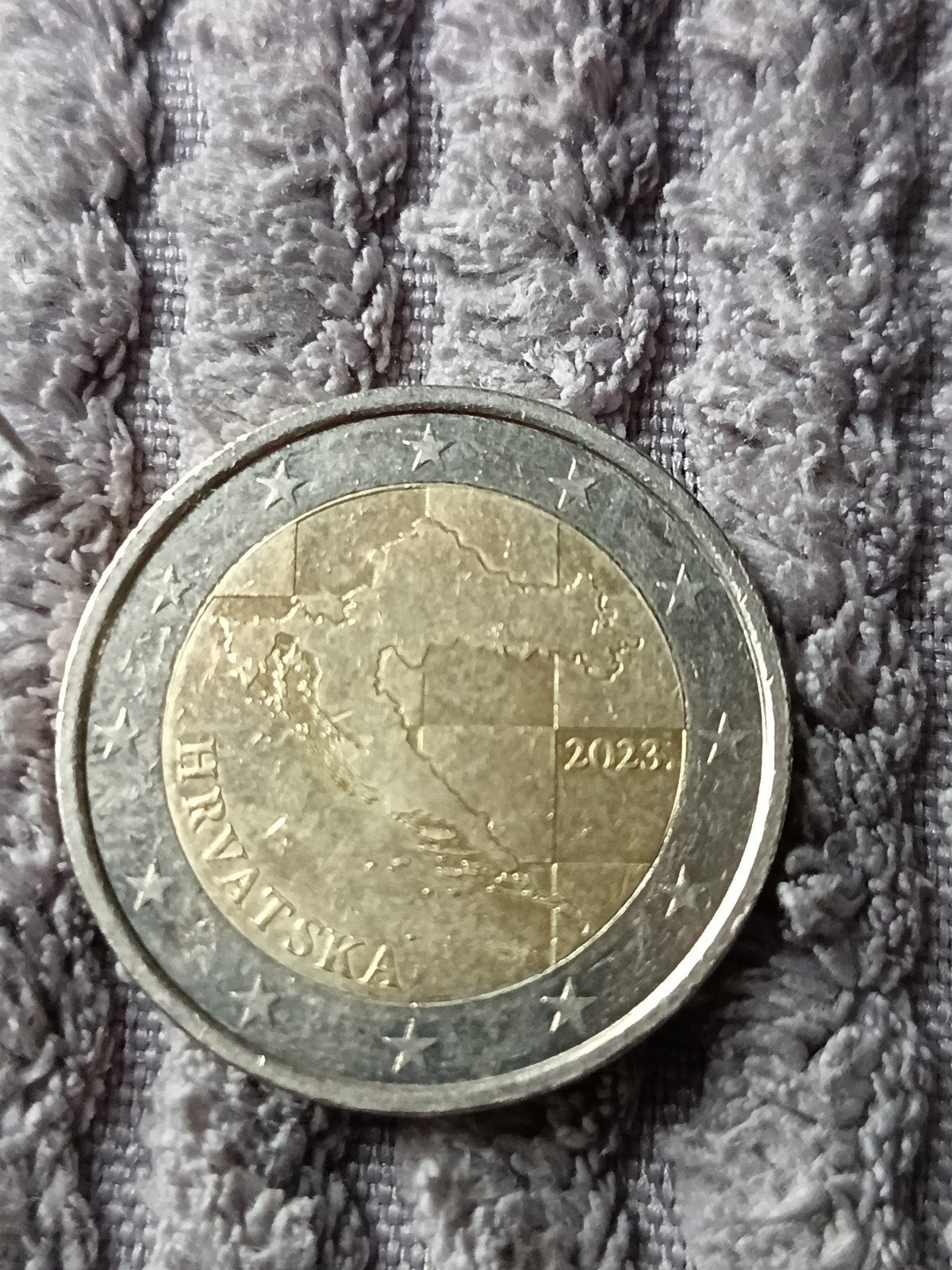 Kroatische 2 Euro munt 2023 - HRVATSKA, Ophalen of Verzenden, Overige landen, 2 euro, Losse munt