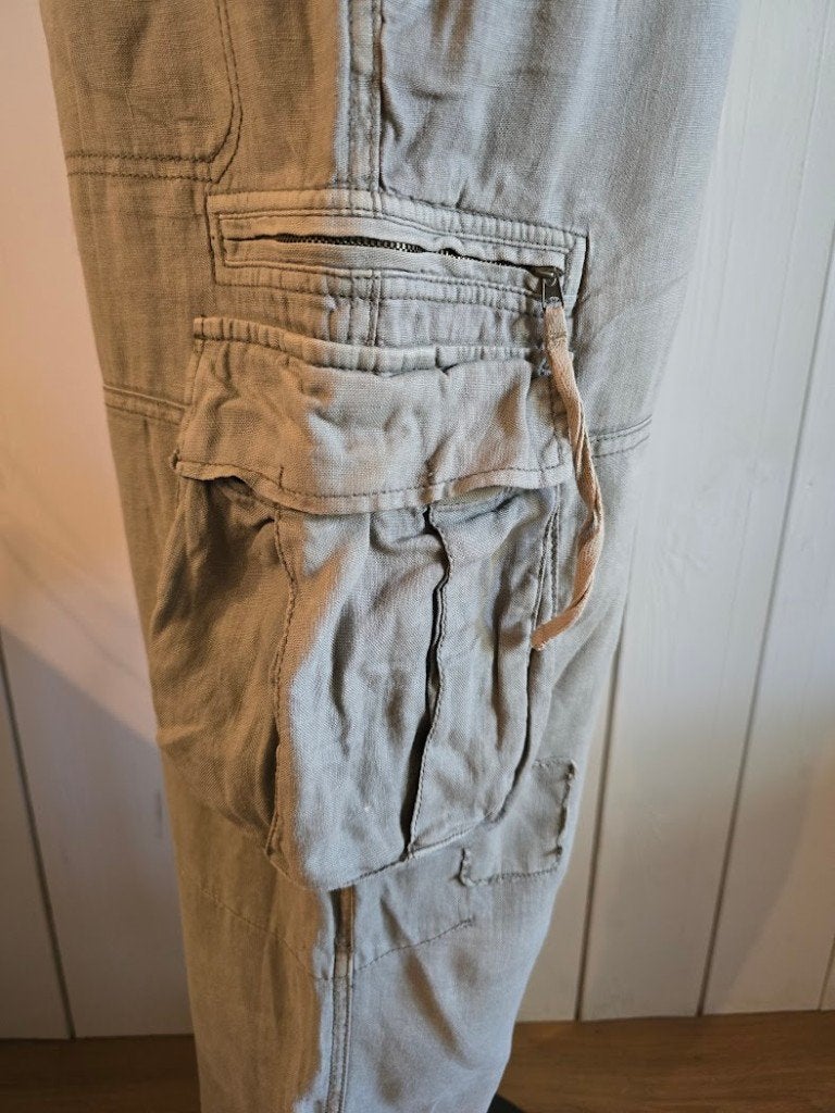 Forecast wijde broek M sand, Maat 48/50 (M), Beige, Forecast, Ophalen of Verzenden