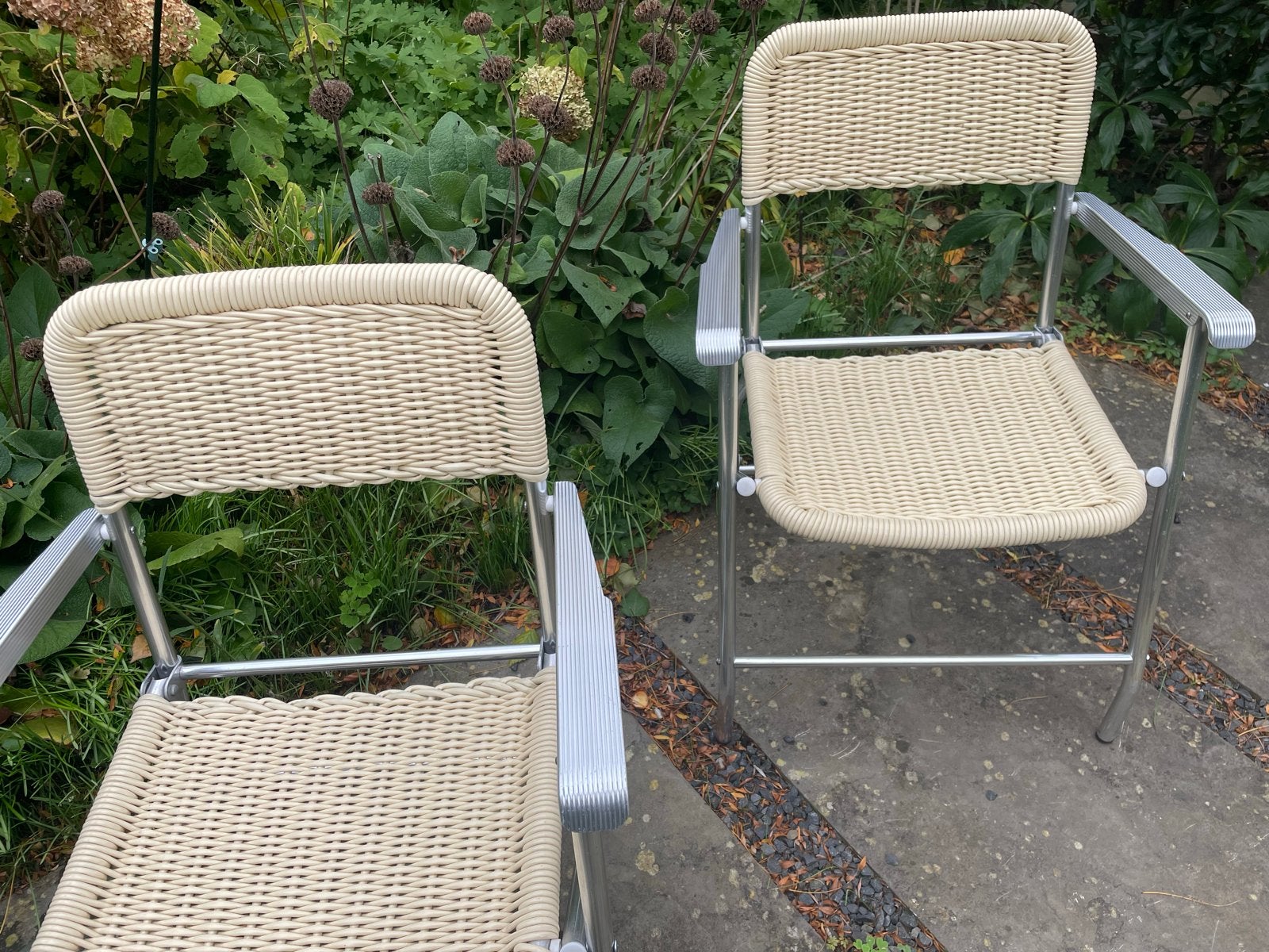 Twee VintageHilbrant Tossa klapstoelen-, Ophalen, Overige materialen, Gebruikt, Twee