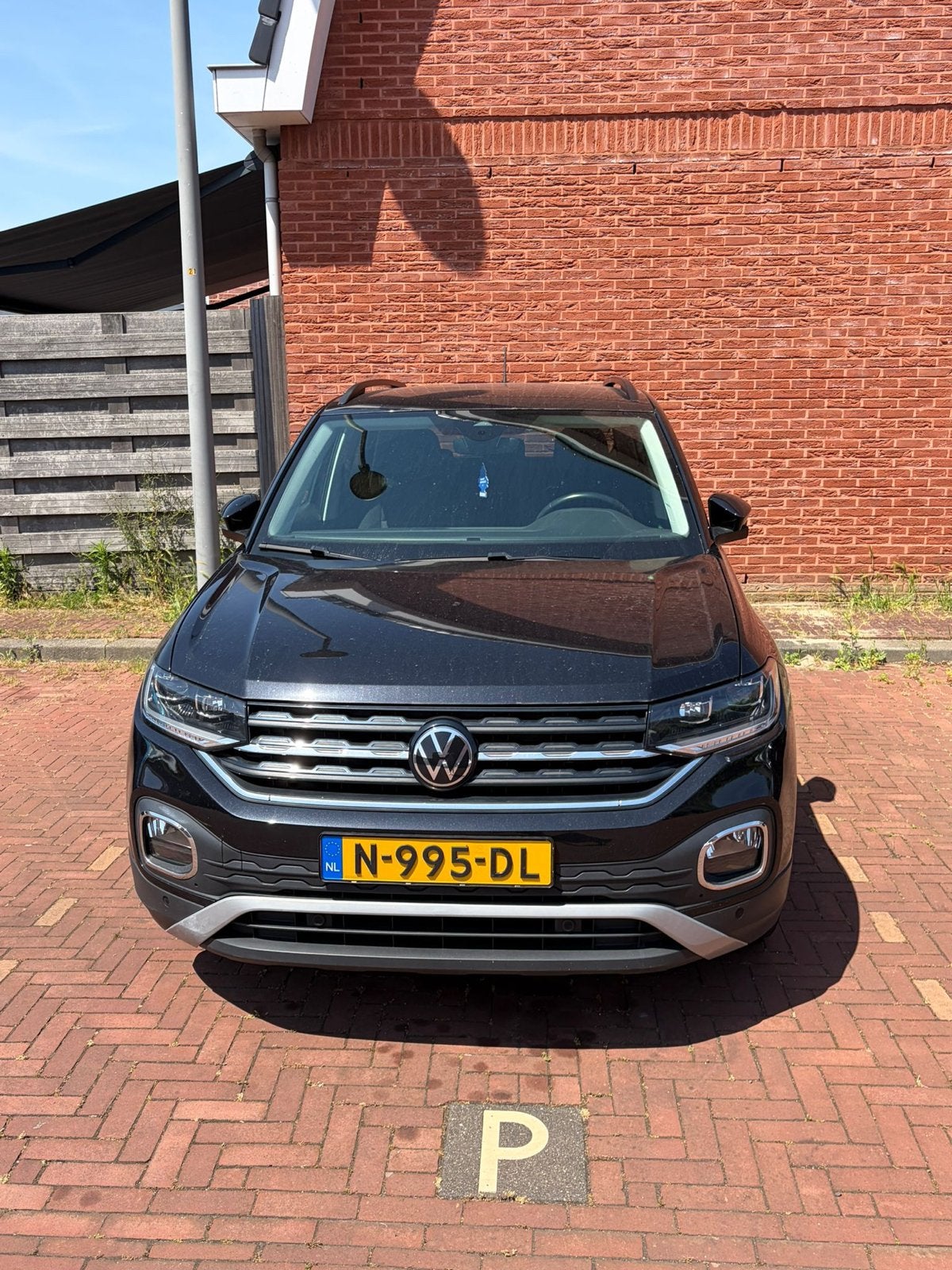 Volkswagen T-Cross 1.0 TSI 95pk 2021 Zwart, Auto's, Volkswagen, Voorwielaandrijving, T-Cross, 95 pk, 620 kg