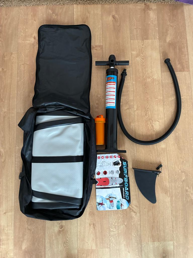 SUPboard met peddel, tas en reparatieset, Ophalen of Verzenden, Gebruikt, SUP-boards