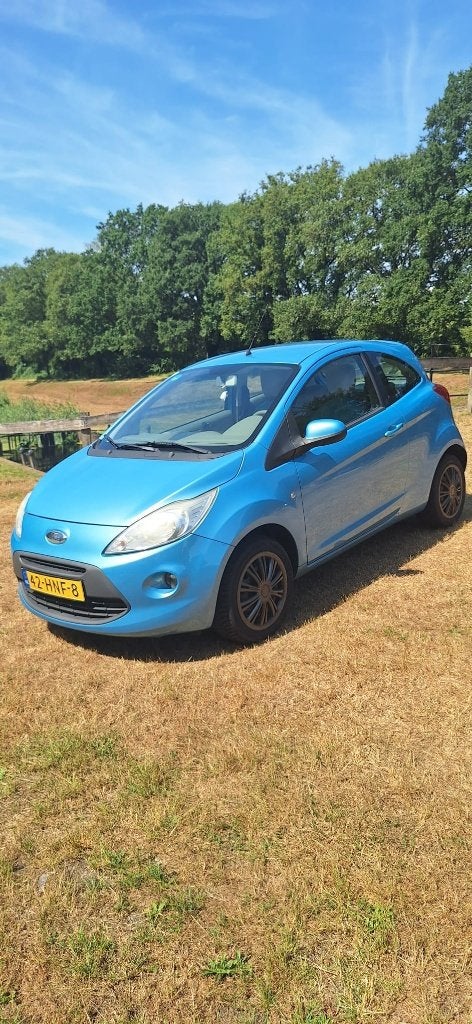 Ford Ka 1.2 51KW 2009 Blauw, Voorwielaandrijving, Stof, 1242 cc, 4 cilinders