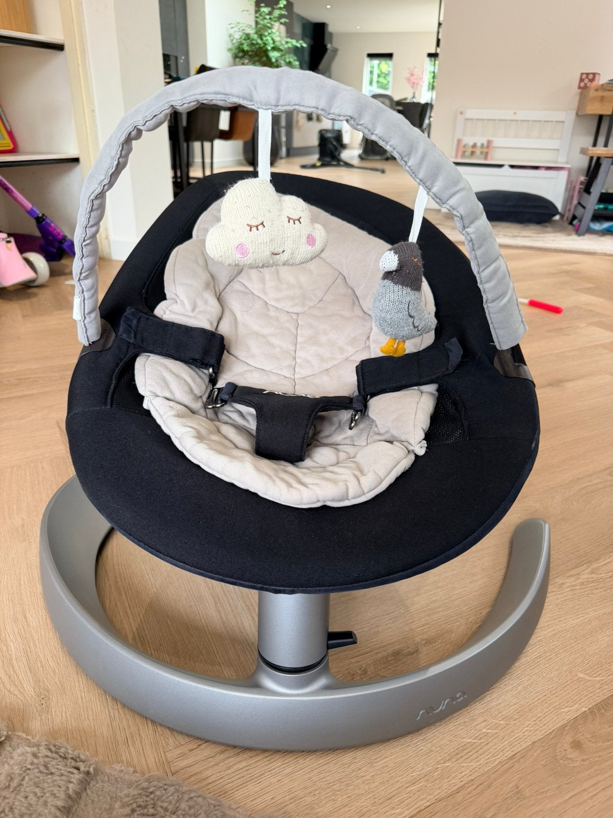 Nuna Leaf wipstoel, Kinderen en Baby's, Wipstoel, Ophalen, Overige merken, Met gordel(s) of riempje(s)