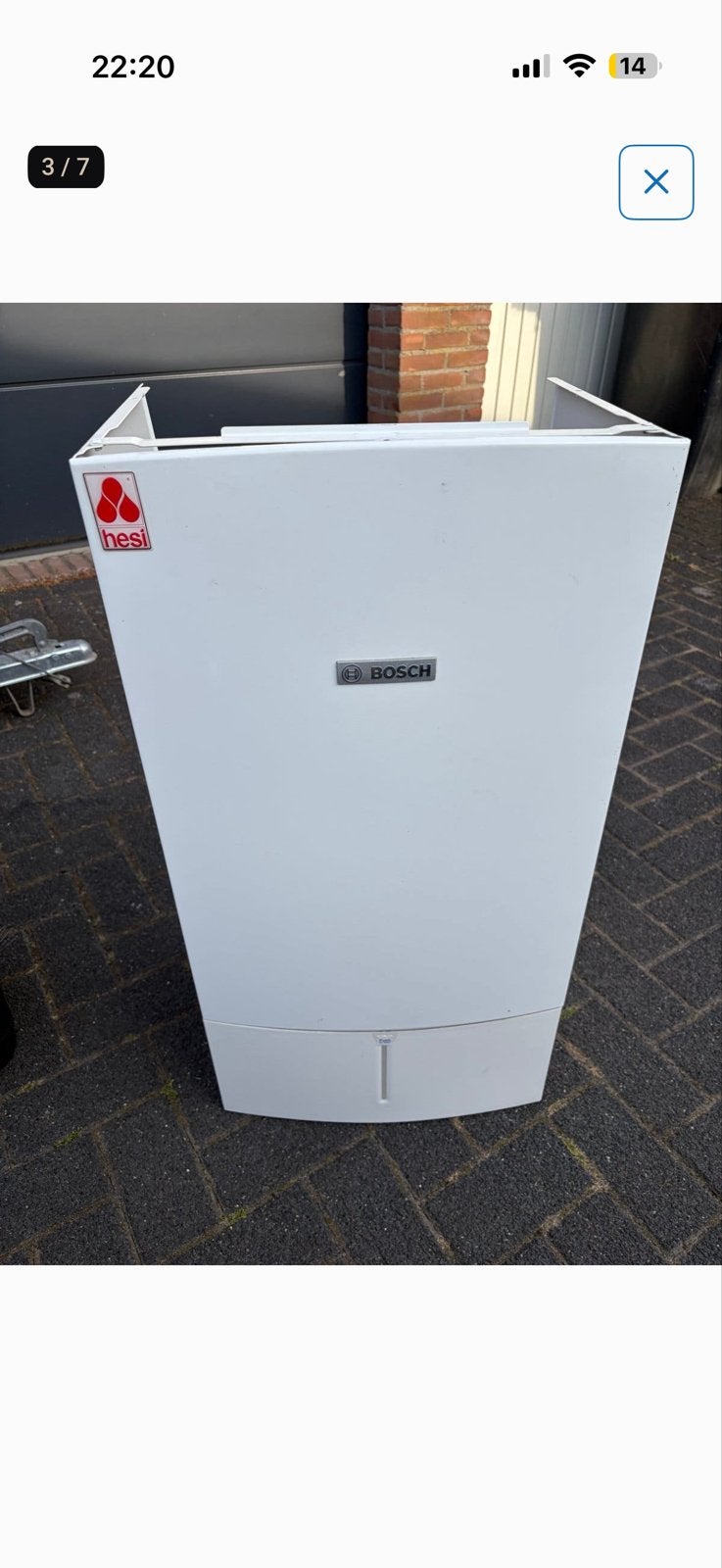 Bosch CV-ketel - Betrouwbare verwarming voor uw huis, Gebruikt, Hoog rendement (Hr), Cv-ketel of Combi-ketel, Minder dan 60 cm