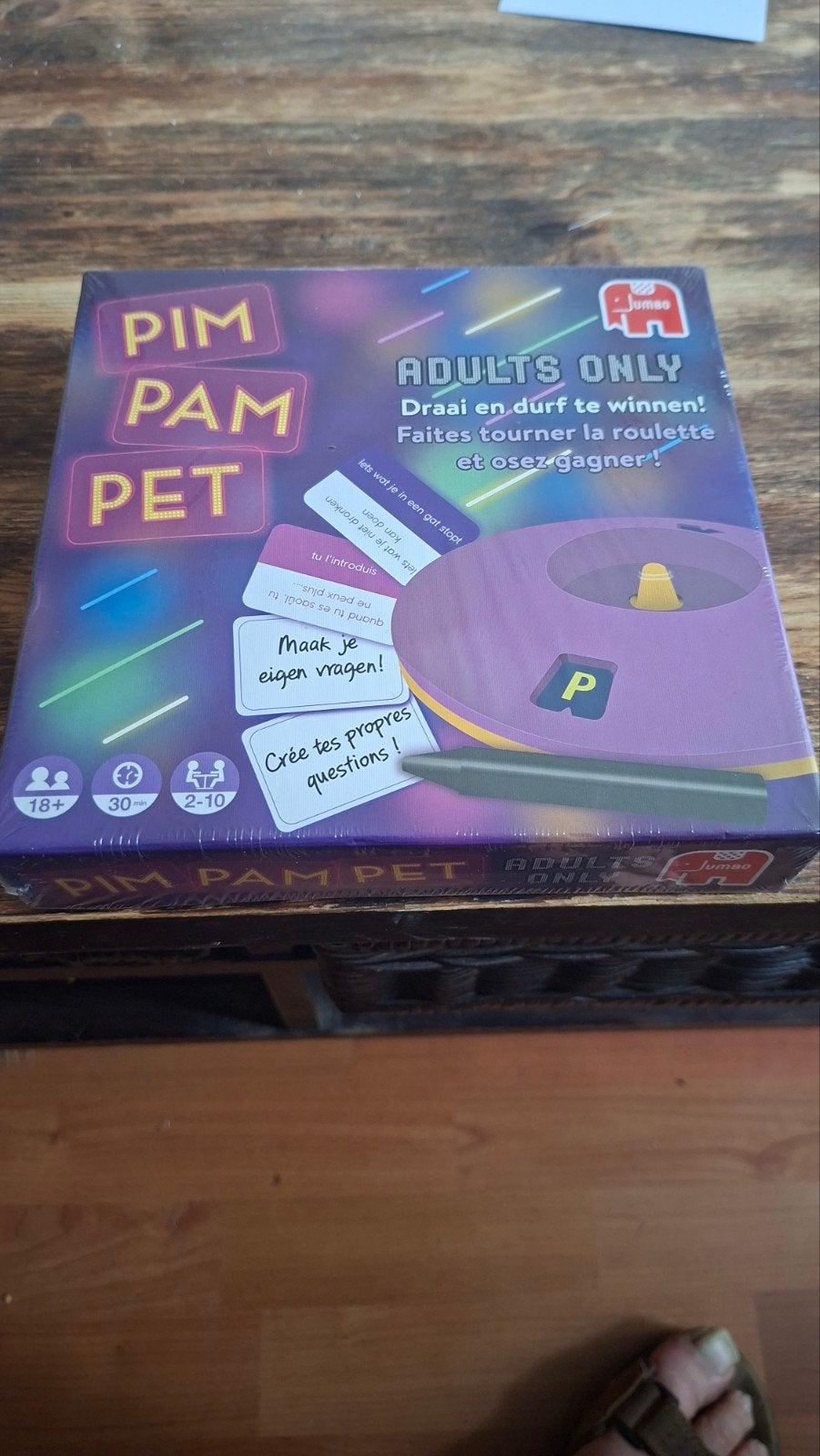 Pim Pam Pet Adults Only - Nieuw in verpakking, Hobby en Vrije tijd, Gezelschapsspellen | Bordspellen, Nieuw, Drie of vier spelers