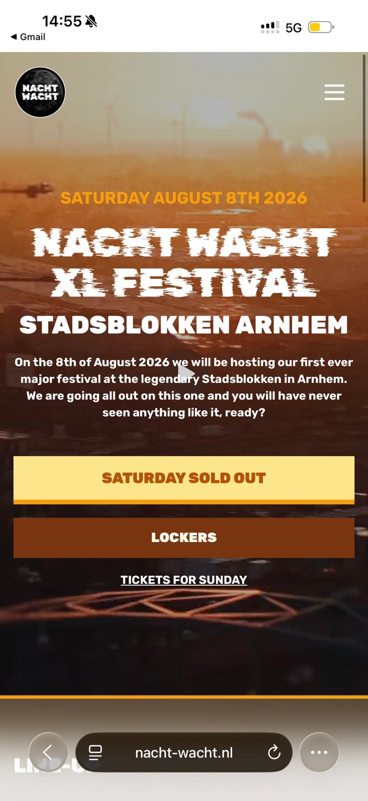 4x Nacht Wacht: XL Festival 2026, Drie personen of meer