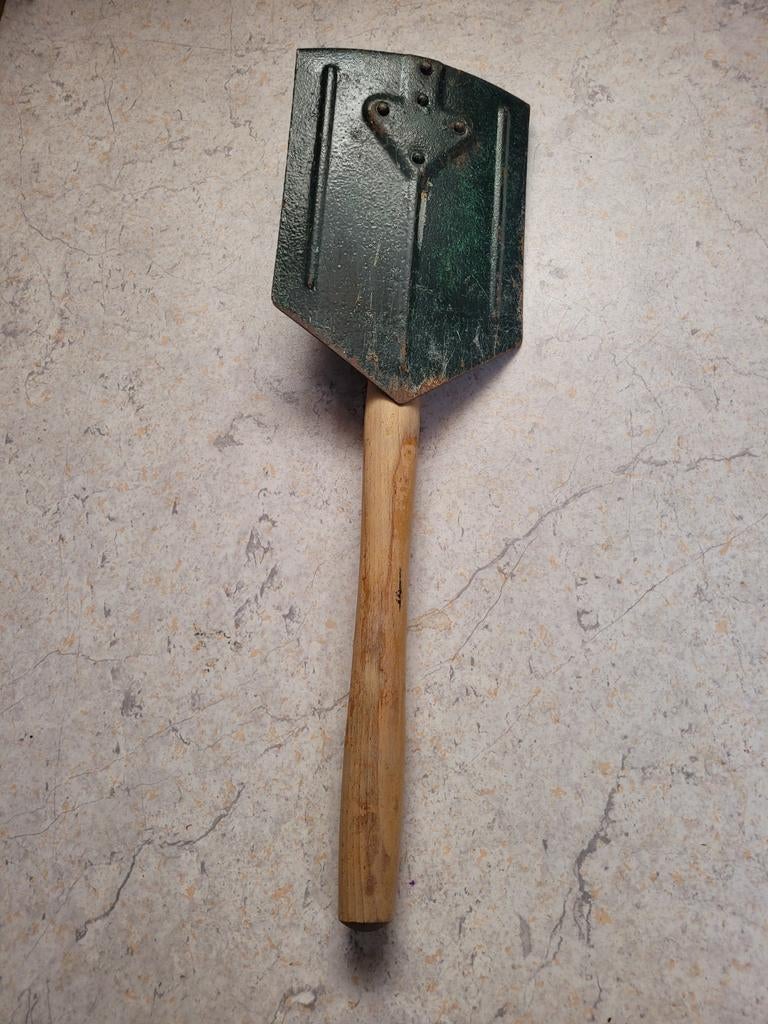 Vintage opvouwbare Schep - Leger Schop - Kampeerschep, Antiek en Kunst, Antiek | Gereedschap en Instrumenten, Ophalen of Verzenden