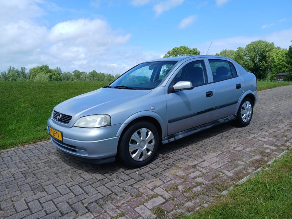 Opel Astra 1.6 8V 5D AUT 2002 Grijs,Airco! Nieuwe apk!, Auto's, Opel, Particulier, Astra, Airbags, Airconditioning, Centrale vergrendeling